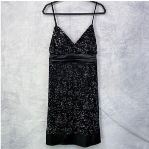 Vtg y2k Taboo Glitter Sequin Babydoll Dress Womens sz 3X whimsigoth prom fairy